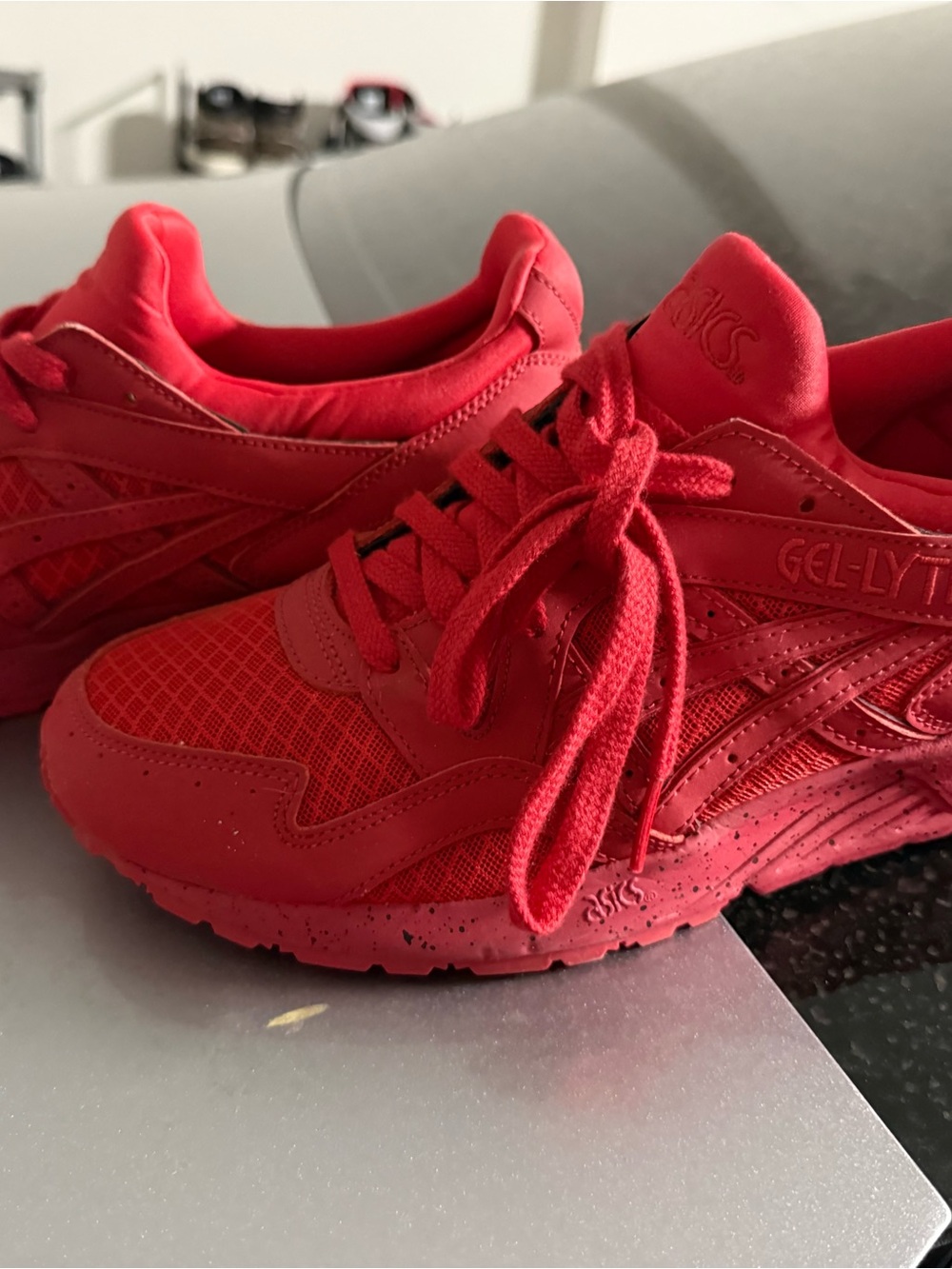 ASICS Kids' GEL-Lyte Bright Red Sneakers